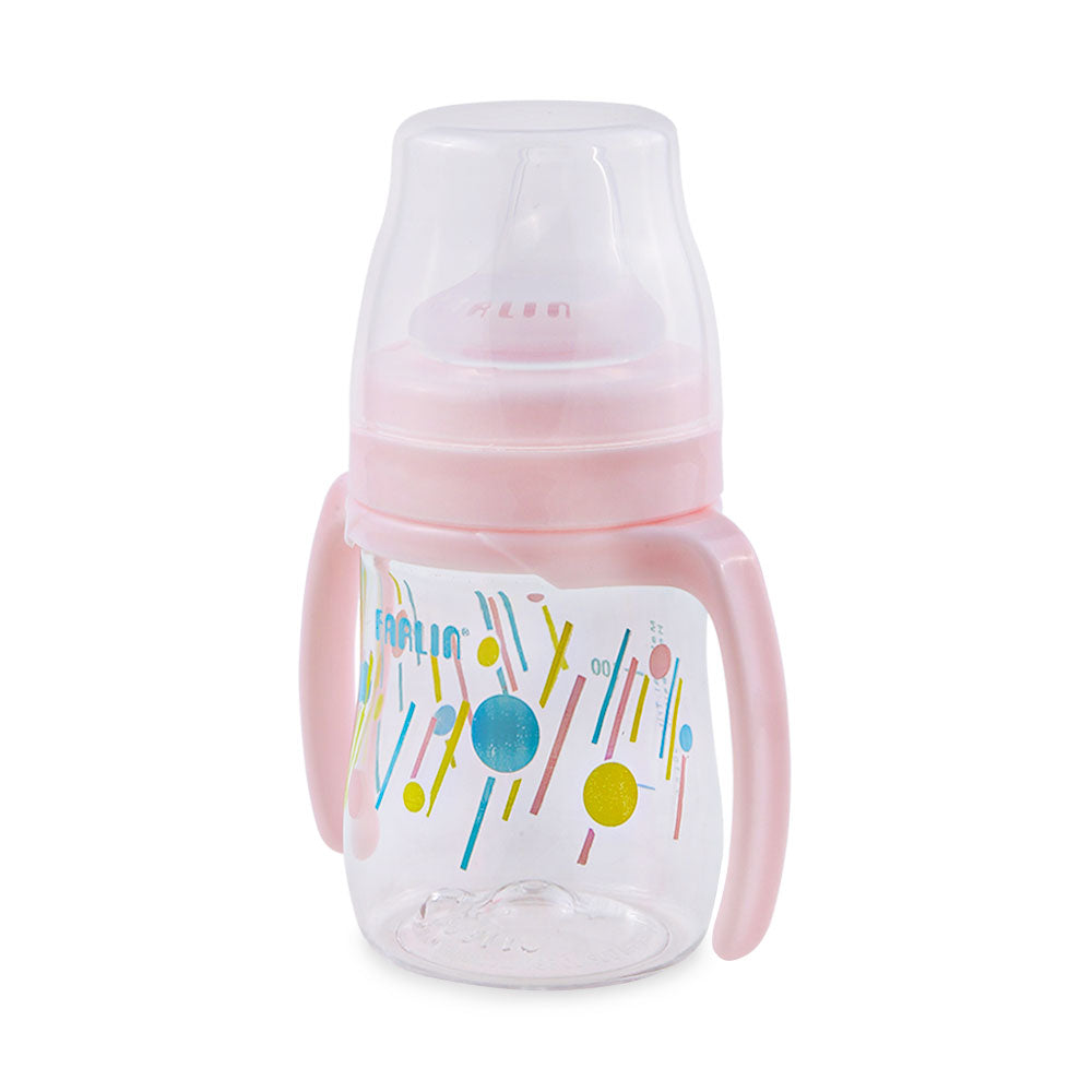 DRINKING CUP STAGE 2-SPOUT 150ML-PINK