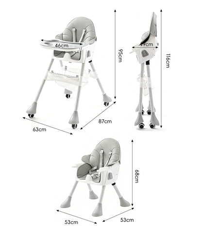 Kidilo Baby High Chair 8131A Zubaidas