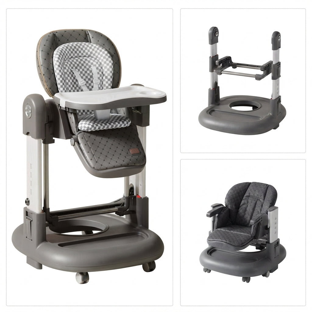 Kidilo Baby Hight Chair + Baby Walker KD015 zubaidas