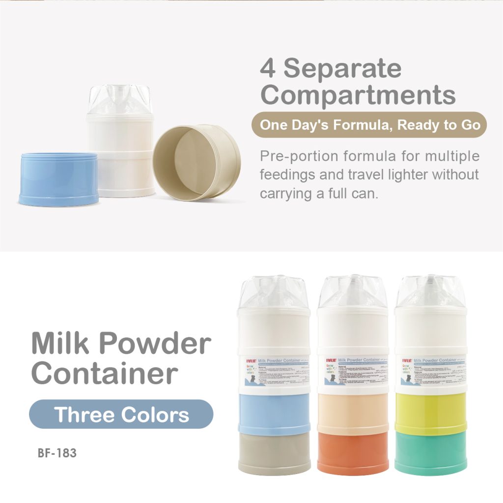 Farlin Milk Container Grow With Colors Blue